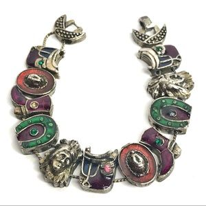 Vintage Slide Bracelet Western Charm Bangle